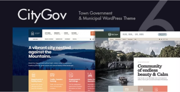 CityGov - City Government & Municipal WordPress Theme 6.2