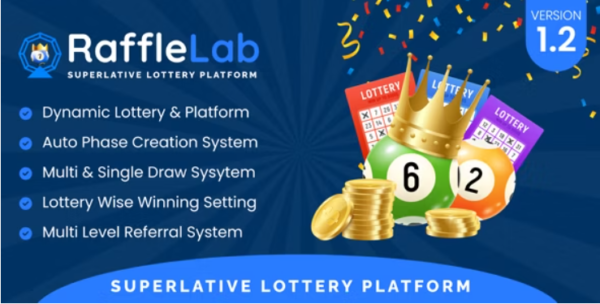 RaffleLab - Superlative Lottery Platform 2.1