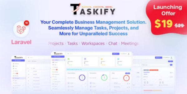 Taskify - Project Management - Task Management & Productivity Tool 27 November 2023