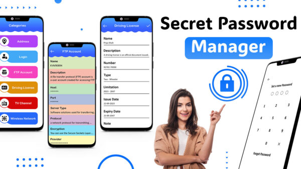 Secret Password Manager - Password Keeper - Password Safe - Save Password - PassCode Manager