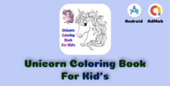Unicorn Coloring Book For Kid's with Admob + GDPR (Android 13 Supported)