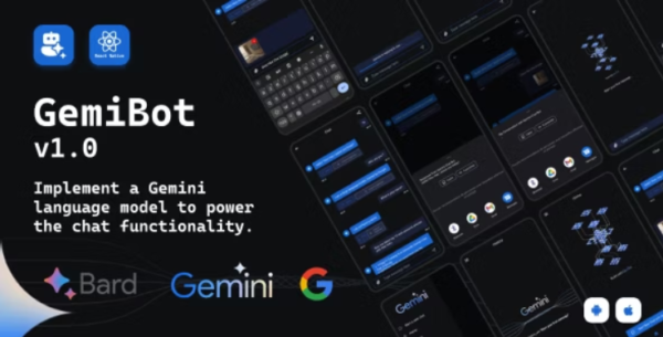 GemiBot v1.0 - Chat with Gemini AI from Google