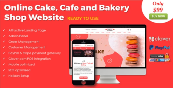 Online Cake, Cafe and Bakery Shop in ASP.NET