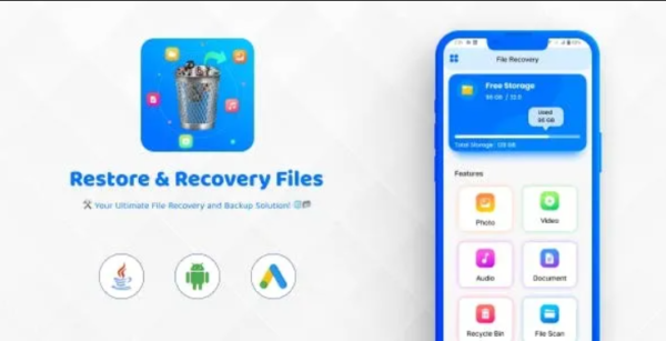 Restore & Recovery Files | Image, Video, Audio, Document | Data Restore Recover | Android