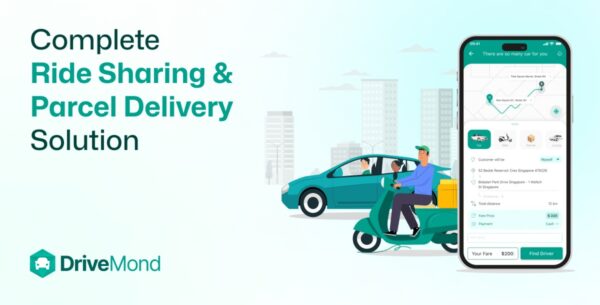 Ride Sharing & Parcel Delivery Solution Scripts – DriveMond [Combo Pack] 2.0