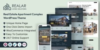 Realar – Real Estate WordPress Theme 2.0