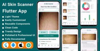 AI Dermatologist – Skin Scanner Flutter App Dermat AI for Skin Disease Detection