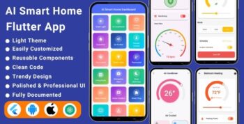AI Smart Home Flutter App | IoT App | Home Control & Automation App