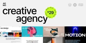 Agno – Creative Portfolio Agency WordPress Theme 1.0.3