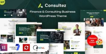 Consultez – Finance & Consulting WordPress Theme
