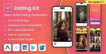 Dating Kit – React Native Expo Dating Mobile App Template 1.1