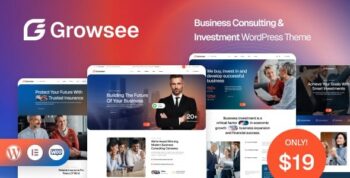 Growsee – Business Consulting & Investment WordPress Theme 1.0.1