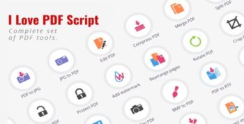 I Love PDF Studio 100+ PDF Tools Script