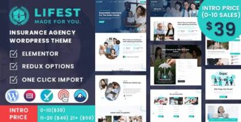 Lifest – Insurance Agency WordPress Theme 1.5