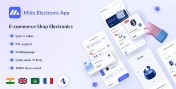 Mido – Ecommerce React Native Expo Ui Kit Template