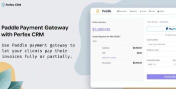 Paddle Payment Gateway for Perfex CRM