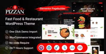 Pizzan – Fast Food and Restaurant WordPress Theme 1.2