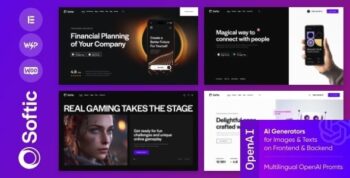 Softic – SaaS Software & Application WordPress Theme 1.13