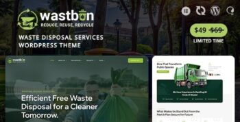 Wastbin – Waste Disposal & Recycling Services WordPress Theme